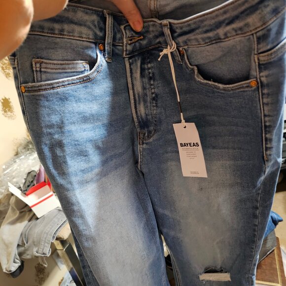 Bayeas Butt Lifting Distressed BYT5168 size 14W Petite - Picture 14 of 16